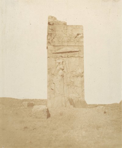 在波斯波利斯的Ruine sulla terza terazza，1858年。 作者 路易吉·佩斯