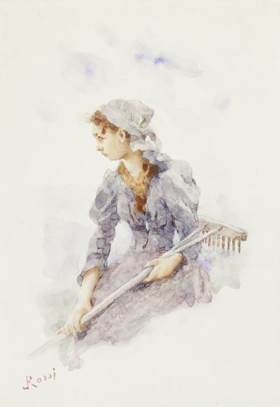 收成女孩 作者 路易吉·罗西（Luigi Rossi）