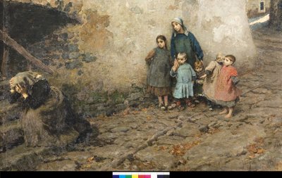 悲伤学校，1895年 作者 路易吉·罗西（Luigi Rossi）