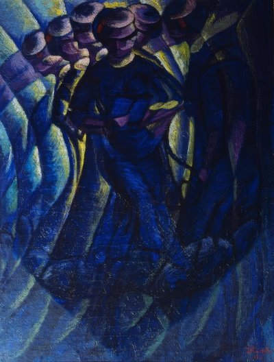 L.Russolo，女人的动作 作者 路易吉·鲁索洛
