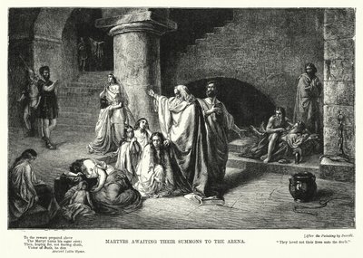 Martyrs awaiting their Summons to the Arena (engraving) 作者 路易吉·祖科利（Luigi Zuccoli）