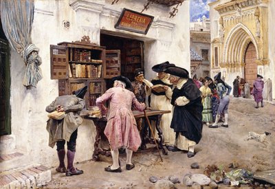 The Bibliophiles，1879年 作者 路易斯·希门尼斯·阿兰达