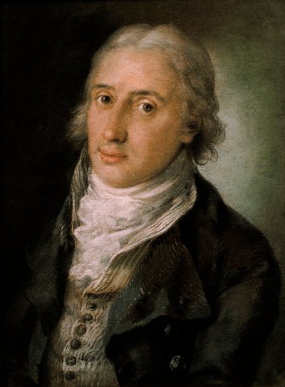 Portrait of Leandro Fernandez de Moratin (1760-1828), Spanish poet and playwright 作者 路易斯·帕雷特·阿尔卡扎