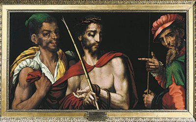 "Christ before Pontius Pilate (Pontius Pilatius)" Painting by Luis de Morales (1515-1586) 16th century 作者 路易斯·德·莫拉莱斯