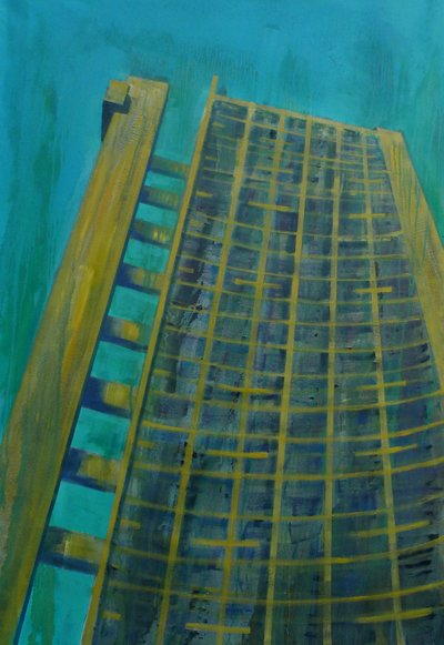 金手指的遗产》，2015 年（布面油画） 作者 卢克·M·沃克
