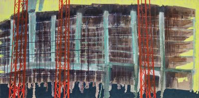 进行中的作品 I，2014 年（布面油画和丙烯画） 作者 卢克·M·沃克