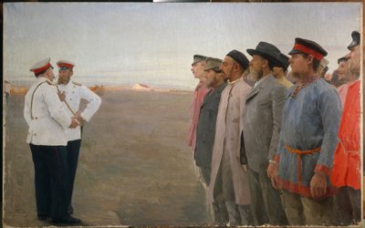 招聘 - 卢基扬-瓦西里耶维奇-波波夫（1873-1914 年）的画作，布面油画 作者 卢坎·瓦西里耶维奇·波波夫（Lukjan Vasilievich Popov）