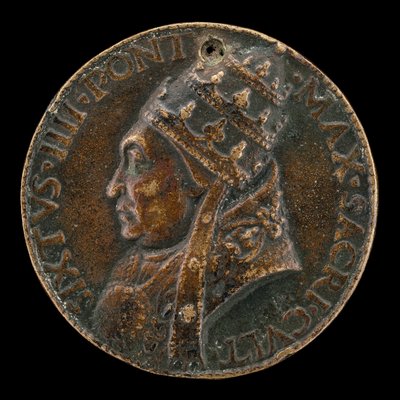 Sixtus IV Francesco della Rovere, 1414-1484, Pope 1471 [正面]。 作者 小丽西普斯