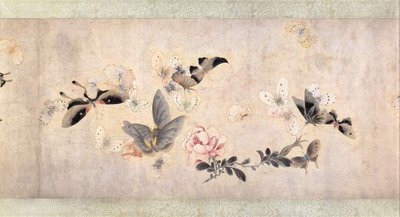 花和蝴蝶。 作者 马权