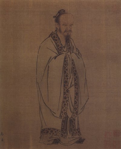 孔子，十二世纪 作者 马媛
