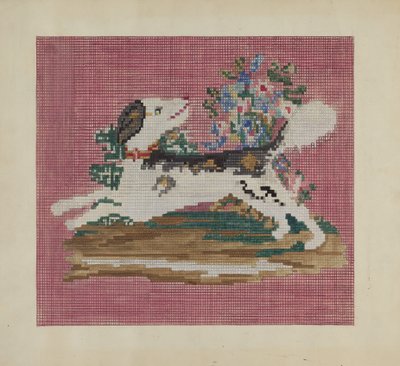 椅套，约1937年。 作者 梅布尔·里特