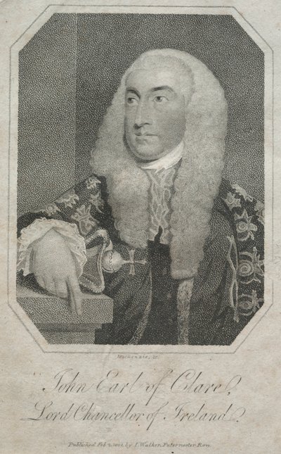 约翰·菲茨吉本（John Fitzgibbon），克莱尔伯爵（1947-1802），1801年。 作者 麦肯齐