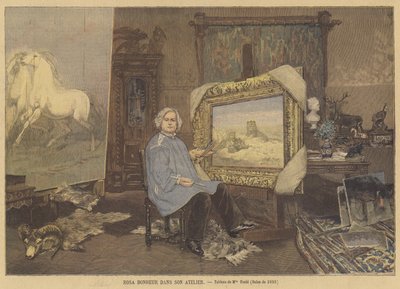 Rosa Bonheur在她的工作室 作者 Madame Consuelo Fould
