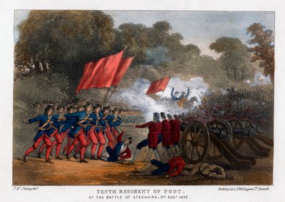 第十步兵团，1692年8月3日在斯滕克尔克之战中的表现 作者 马德利