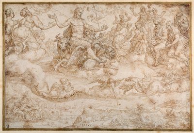 The triumph of Christ 作者 梅尔滕·范·海姆斯克