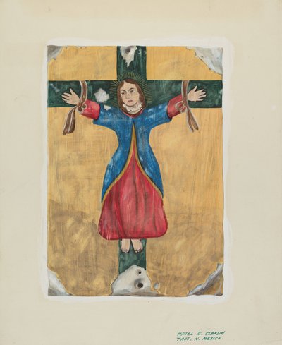 圣利伯塔的画，约1939年。 作者 马杰尔·G·克拉弗林