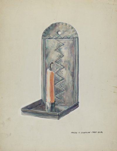锡制壁炉，19351942。 作者 马杰尔·G·克拉弗林