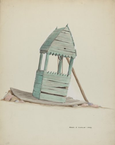井盖，约1937年。 作者 马杰尔·G·克拉弗林