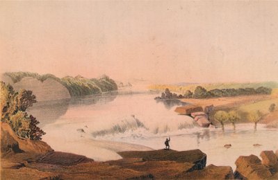 里约热内卢的瀑布，1857-1859年。 作者 少校和纳普·萨罗尼
