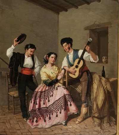 对联 作者 Manuel Cabral和Aguado Bejarano