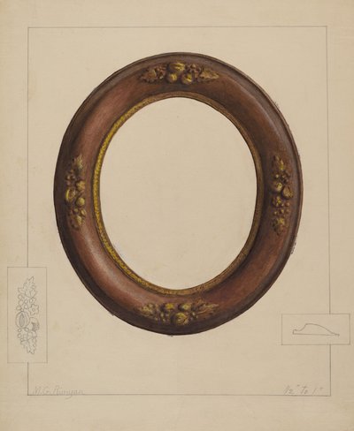 画框，约1936年。 作者 曼努埃尔·G·鲁尼安