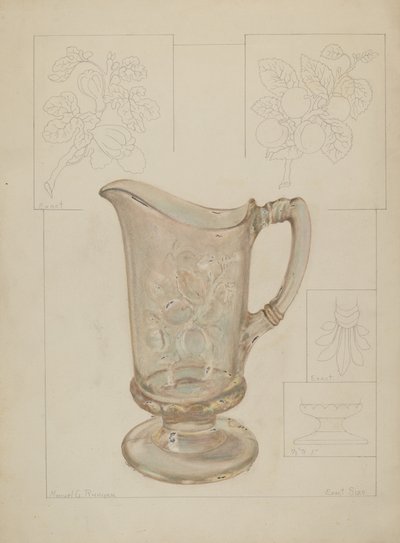 Pitcher，1937年。 作者 曼努埃尔·G·鲁尼安