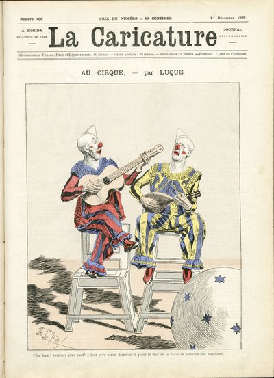 曼努埃尔-卢克（1854-1919）为《漫画》（1880）封面所作的插图 作者 曼努埃尔·卢克（Manuel Luque）
