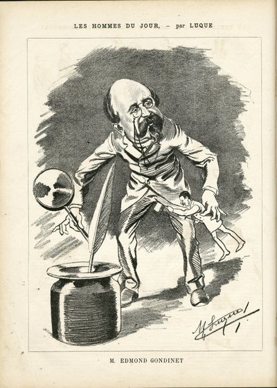 曼努埃尔-卢克（1854-1919）在《漫画》（1880）中的插图 作者 曼努埃尔·卢克（Manuel Luque）