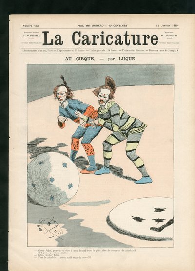 La Caricature (1880) 作者 曼努埃尔·卢克（Manuel Luque）