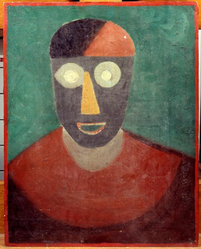 巴勃罗·毕加索 (Pablo Picasso) 肖像 (1881-1973) 曼努埃尔·奥尔蒂斯·德·萨拉特 (Manuel Ortiz De Zarate) (1886-1946) 绘画，1925 年昏暗。 0,41x0,32 m 巴黎，毕加索博物馆 作者 Manuel Ortiz de Zárate