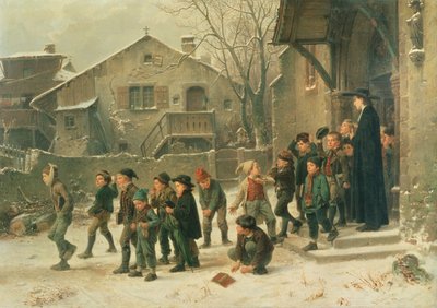 1859年下课后 作者 马克·路易斯·本杰明·沃捷