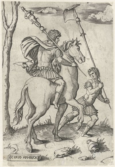 马背上的罗马将军 Scipio Africanus Maior 和 Scipio Africanus Minor
马背上的罗马英雄（系列标题） 作者 马尔坎通尼奥·莱蒙迪