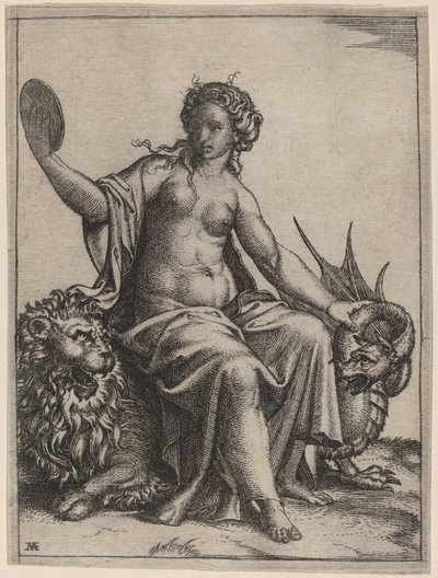 审慎 作者 Marcantonio Raimondi 可能在拉斐尔之后