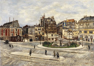 The Place Pigalle，c.1924 作者 马塞尔·勒普林（Marcel Leprin）