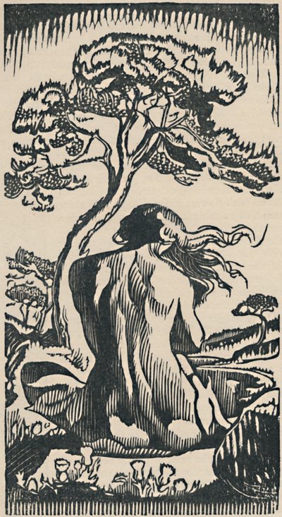 夏娃"，1919年 作者 马塞尔·鲁（Marcel Roux）