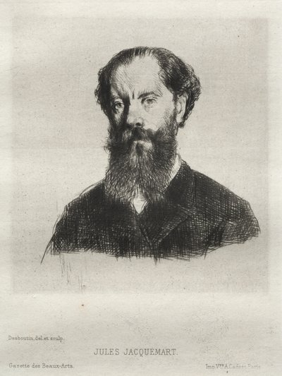 朱尔斯·雅克马尔（Jules Jacquemart），1876年。 作者 马赛琳·吉尔伯特·德斯布丁