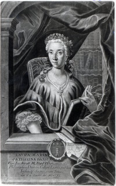 Laura Maria Caterina Bassi，由Johann Jakob Haid雕刻 作者 马可·阿尔维斯·皮特里