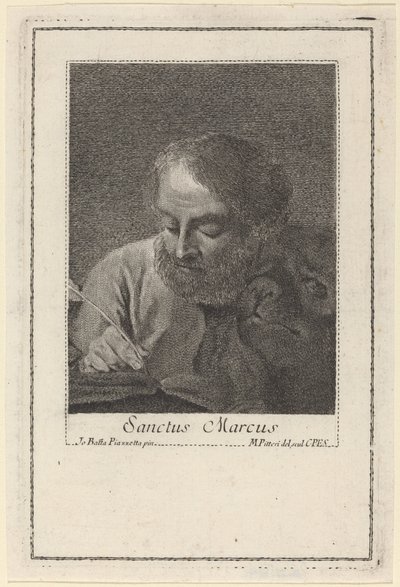 圣马克 作者 Marco Alvise Pitteri 在 Giovanni Battista Piazzetta 之后