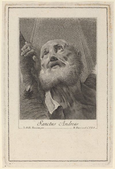 安德烈亚斯圣歌 作者 Marco Alvise Pitteri 在 Giovanni Battista Piazzetta 之后