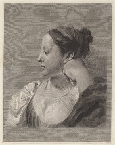 年轻女性简介 作者 Marco Alvise Pitteri 在 Giovanni Battista Piazzetta 之后