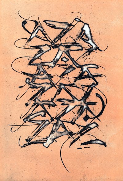 AZA，2002 年（糖水版画） 作者 马尔科·坎佩德利