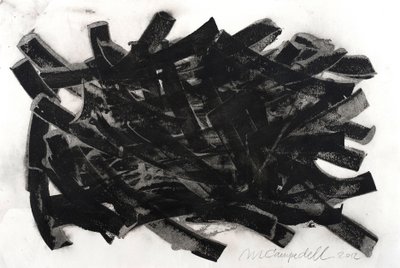 Saltus, 2012（纸上水墨） 作者 马尔科·坎佩德利