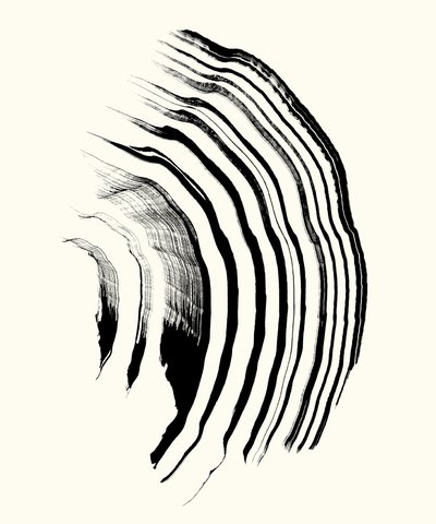 振动_01，2023 年（纸上墨水） 作者 马尔科·坎佩德利