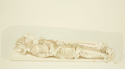 托马斯爵士和伯克利夫人的肖像（纸上铅笔和水彩） 作者 马库斯·霍姆斯（Marcus H.Homes）