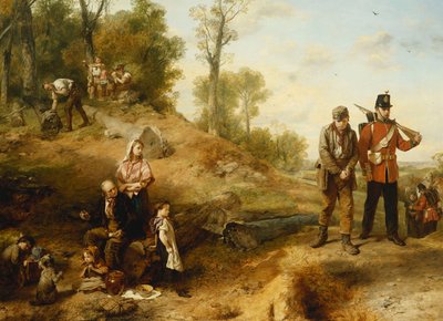 工作与推脱-“英国期望每个人都将履行职责”，1864年 作者 马库斯·斯通