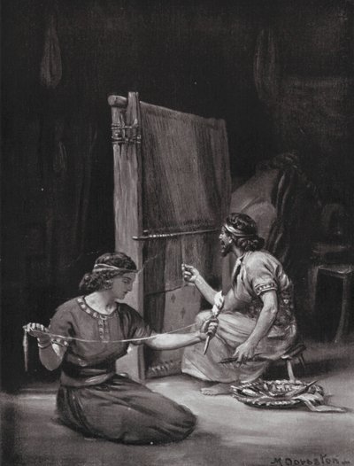 巴比伦织布机（石版画） 作者 玛格丽特（后）多瓦斯顿