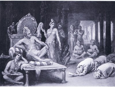 维克拉曼卡-查卢克亚（Vikramanka Chalukhya）向库洛通加-乔拉（Kulottunga Chola）发出友好信息（石版）。 作者 玛格丽特·多瓦斯顿