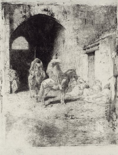 特图安的 Casbah 守卫 作者 玛丽亚·福图尼·马尔萨尔
