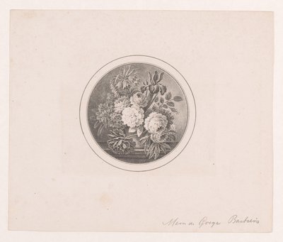 花瓶中的鲜花 作者 Maria Geertruida de Goeje Barbiers（归属于）