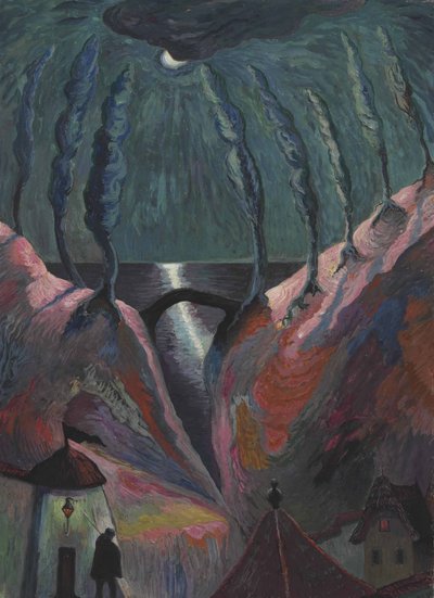 奇妙的夜晚，1917年。 作者 玛丽安·冯·韦雷夫金